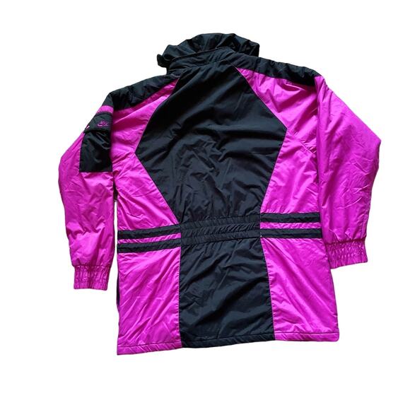 Nike Womens/Teen Coat/Jacket Hidden Hood Vibrant Color Size Medium Vintage 90s - Picture 2 of 8